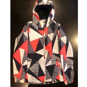 Aperture Ski Jacket (pink, white and black)